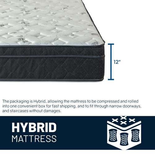 Spinal Solution 12Inch Dual Comfort Firm & Soft Mattress with Pocket